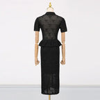 Ruffle edge dress style