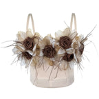 3D floral corset
