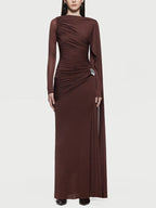 Draped Maxi Dress