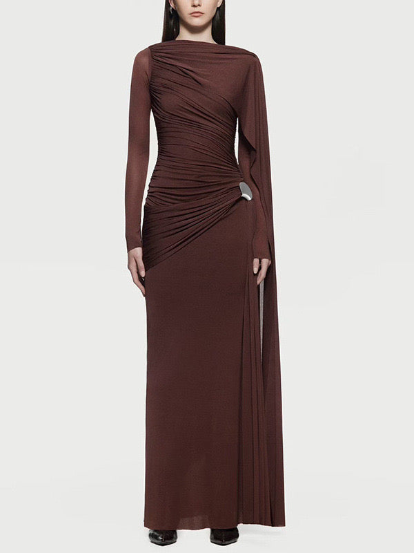 Draped Maxi Dress