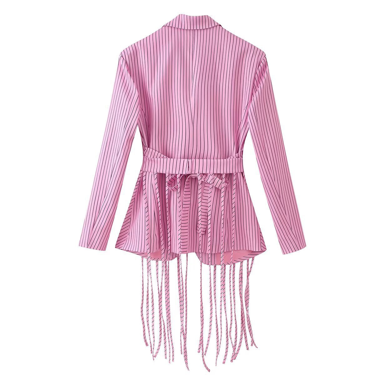 Detachable tassel belt jacket