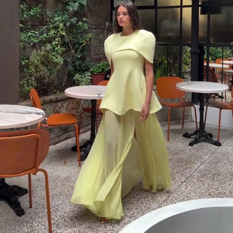 Australian shawl 3 pieces style dress