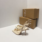 French style buckle toe sandals