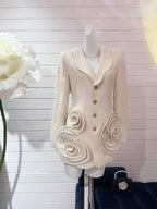 Suit style blazer dress
