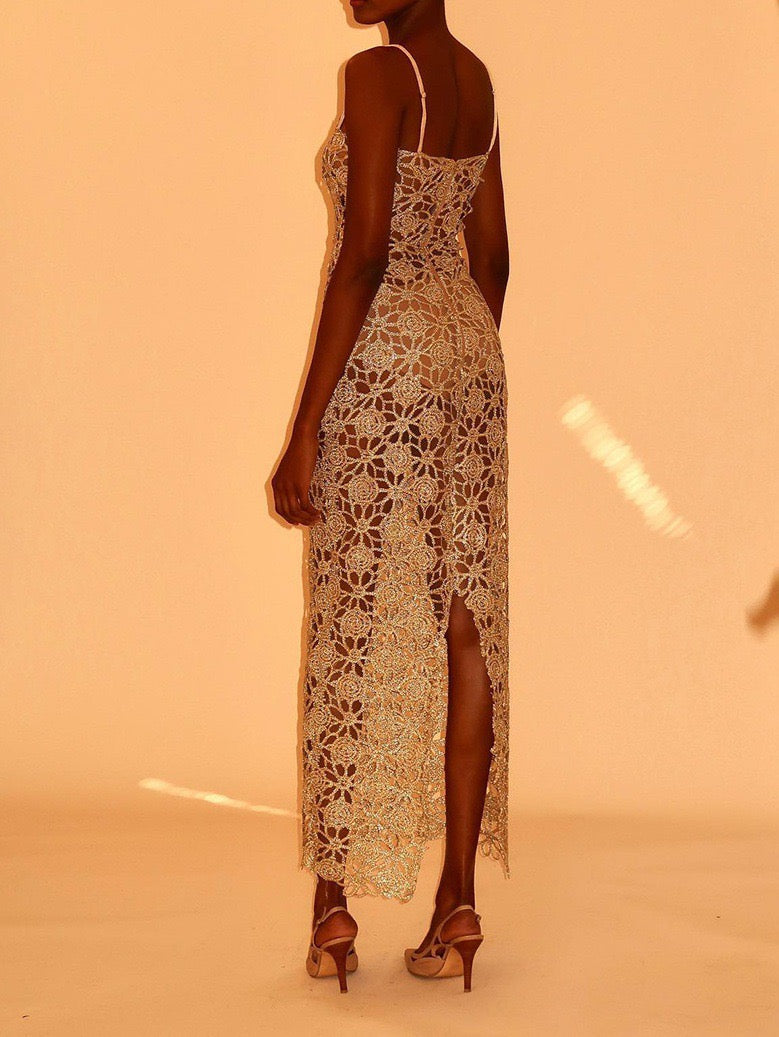 Spaghetti style dress