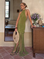 Braided tassel dress