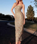 Spaghetti style dress