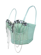 Chain diamond corset