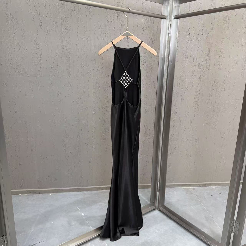 French satin mermaid gown