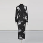 Sequined lapel set