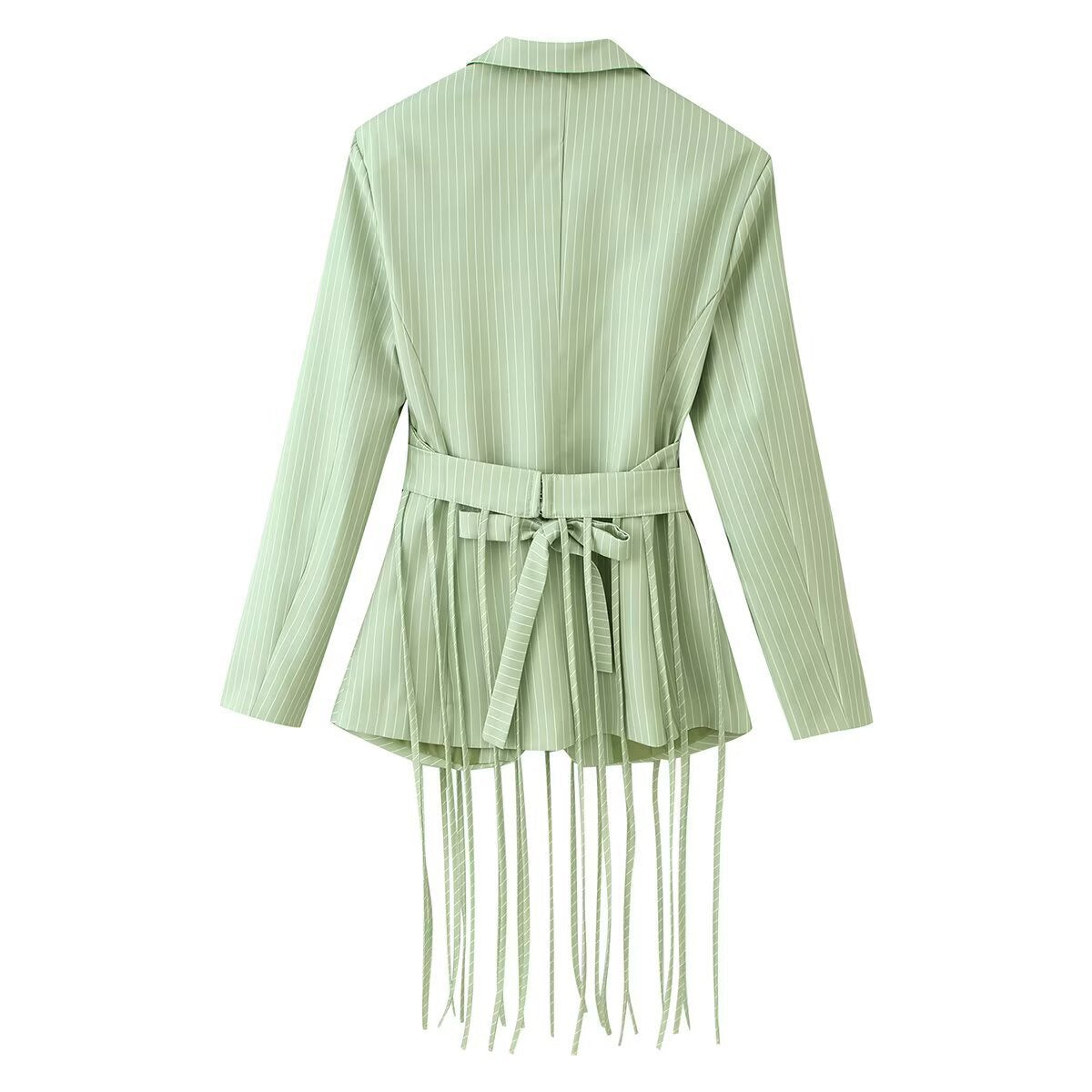 Detachable tassel belt jacket