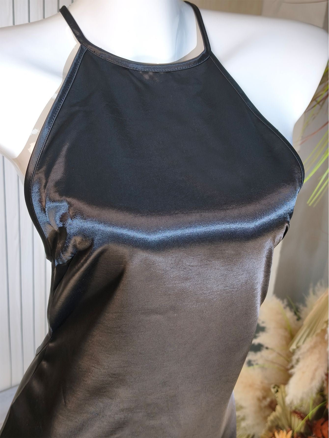 French satin mermaid gown