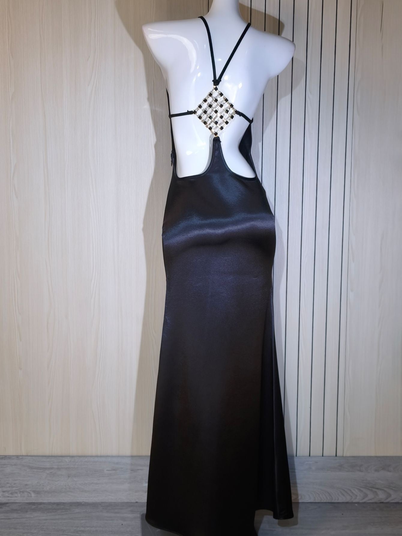 French satin mermaid gown