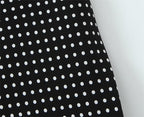 French resort polka dot print