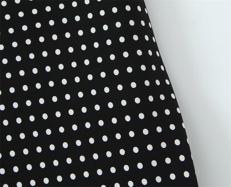 French resort polka dot print