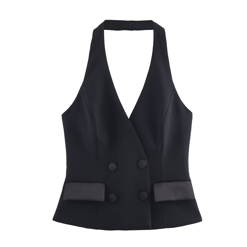 Halter neck vest style