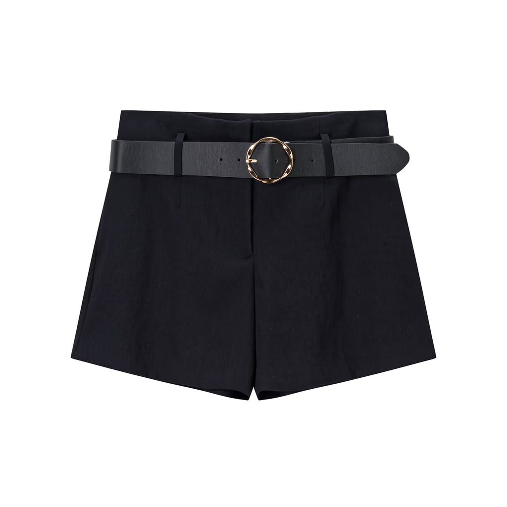 High waisted loose shorts