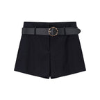 High waisted loose shorts