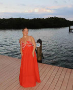 Spanish Open back & cinched waist dress