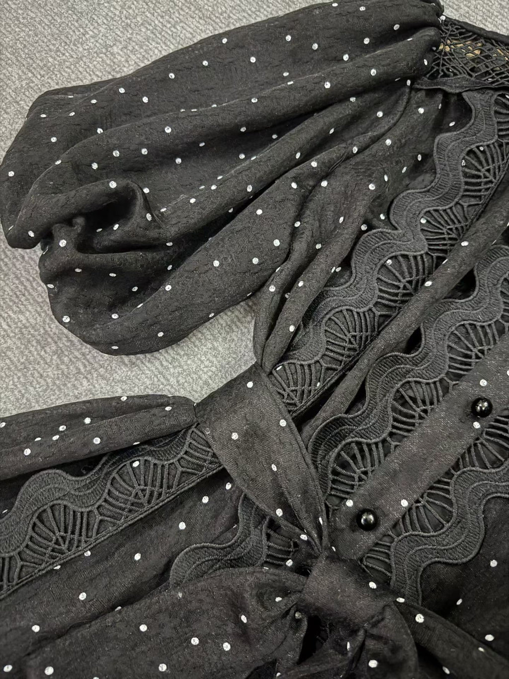 French design mesh dress