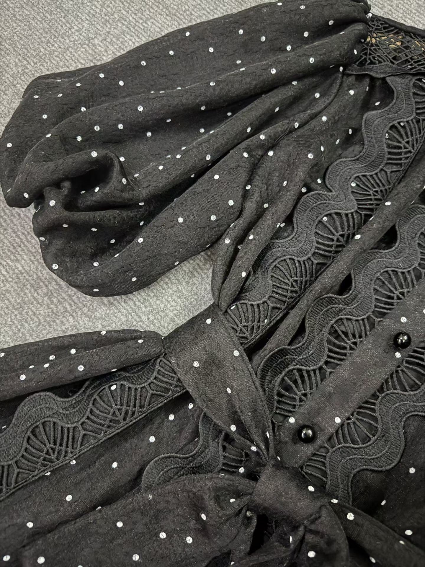 French design mesh dress