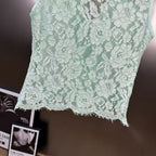 Lace shorts set