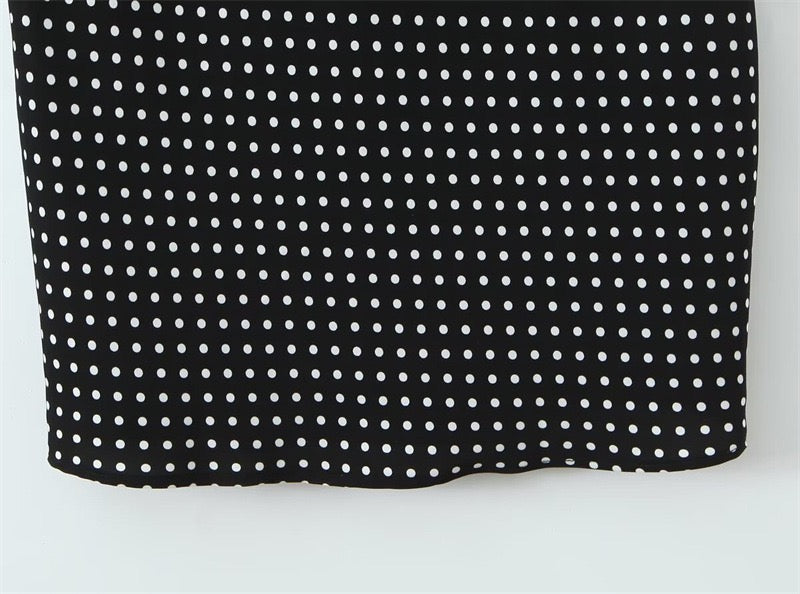 French resort polka dot print