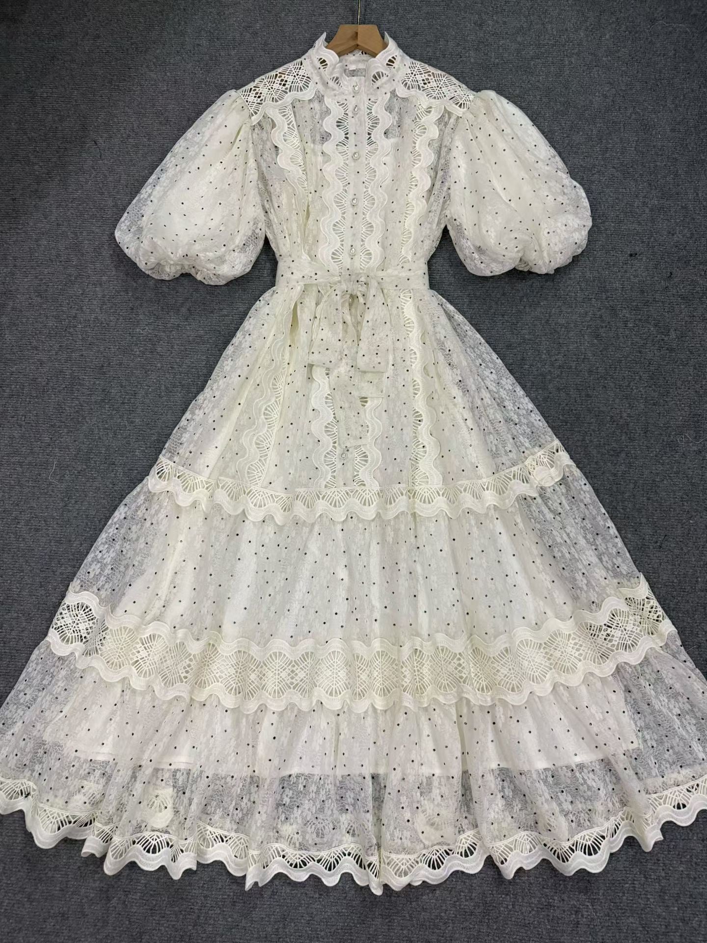 French design mesh dress