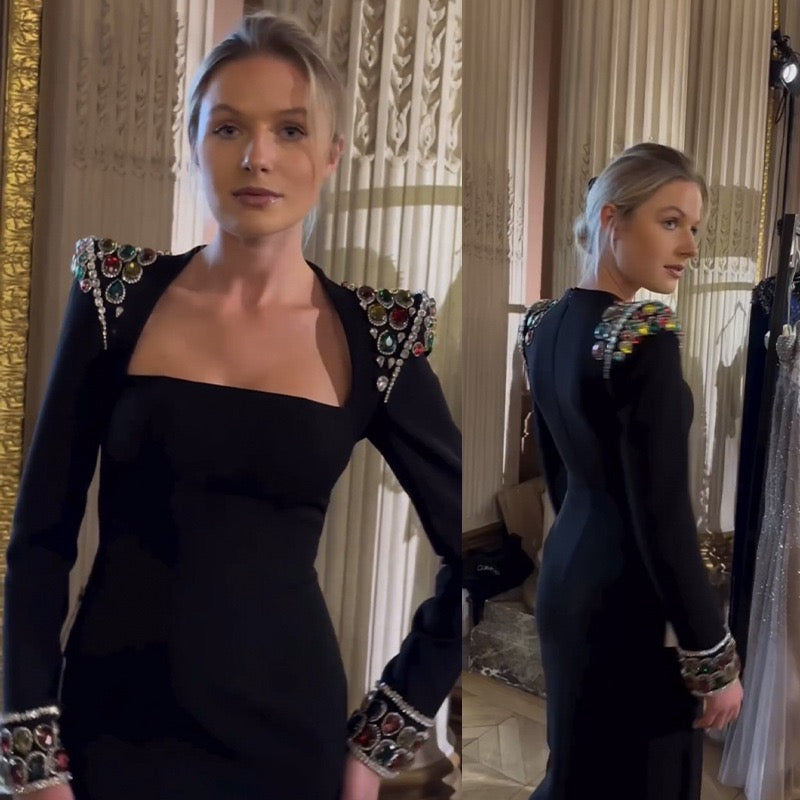 dress with diamonds