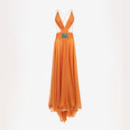 Mesh spaghetti French dress
