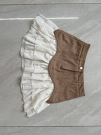 Ruffled cake skirt